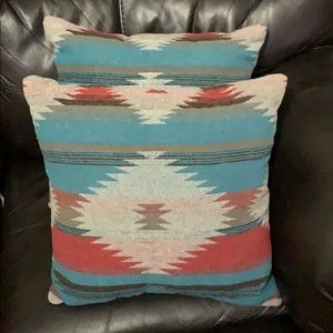 Two Tribal Throw Pillows